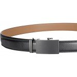 Marino Men’s Genuine Leather Ratchet Dress Belt With Automatic Buckle, Enclosed in an Elegant Gift Box