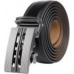 Marino Men’s Genuine Leather Ratchet Dress Belt With Automatic Buckle, Enclosed in an Elegant Gift Box