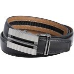 Marino Men’s Genuine Leather Ratchet Dress Belt With Automatic Buckle, Enclosed in an Elegant Gift Box