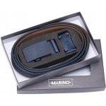 Marino Men’s Genuine Leather Ratchet Dress Belt With Automatic Buckle, Enclosed in an Elegant Gift Box