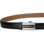 Marino Men’s Genuine Leather Ratchet Dress Belt With Automatic Buckle, Enclosed in an Elegant Gift Box