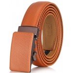 Marino Men’s Genuine Leather Ratchet Dress Belt With Automatic Buckle, Enclosed in an Elegant Gift Box