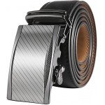 Marino Men’s Genuine Leather Ratchet Dress Belt With Automatic Buckle, Enclosed in an Elegant Gift Box