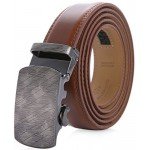 Marino Men’s Genuine Leather Ratchet Dress Belt With Automatic Buckle, Enclosed in an Elegant Gift Box