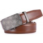 Marino Men’s Genuine Leather Ratchet Dress Belt With Automatic Buckle, Enclosed in an Elegant Gift Box