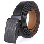 Marino Men’s Genuine Leather Ratchet Dress Belt With Automatic Buckle, Enclosed in an Elegant Gift Box