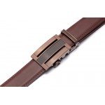 Marino Men’s Genuine Leather Ratchet Dress Belt With Automatic Buckle, Enclosed in an Elegant Gift Box