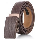 Marino Men’s Genuine Leather Ratchet Dress Belt With Automatic Buckle, Enclosed in an Elegant Gift Box