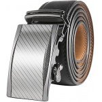 Marino Men’s Genuine Leather Ratchet Dress Belt With Automatic Buckle, Enclosed in an Elegant Gift Box