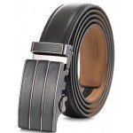 Marino Men’s Genuine Leather Ratchet Dress Belt With Automatic Buckle, Enclosed in an Elegant Gift Box