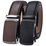Men's Belt,Bulliant Slide Ratchet Belt for Men with Genuine Leather 1 3/8,Trim to Fit