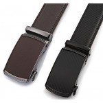 Men's Belt,Bulliant Slide Ratchet Belt for Men with Genuine Leather 1 3/8,Trim to Fit