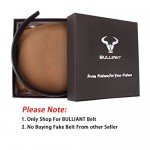 Men's Belt,Bulliant Slide Ratchet Belt for Men with Genuine Leather 1 3/8,Trim to Fit