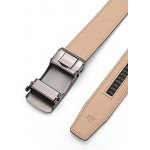 Men's Belt,Bulliant Slide Ratchet Belt for Men with Genuine Leather 1 3/8,Trim to Fit