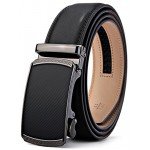 Men's Belt,Bulliant Slide Ratchet Belt for Men with Genuine Leather 1 3/8,Trim to Fit