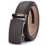 Men's Belt,Bulliant Slide Ratchet Belt for Men with Genuine Leather 1 3/8,Trim to Fit