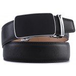 Men's Belt,Bulliant Slide Ratchet Belt for Men with Genuine Leather 1 3/8,Trim to Fit