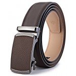 Men's Belt,Bulliant Slide Ratchet Belt for Men with Genuine Leather 1 3/8,Trim to Fit