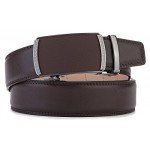 Men's Belt,Bulliant Slide Ratchet Belt for Men with Genuine Leather 1 3/8,Trim to Fit