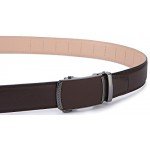 Men's Belt,Bulliant Slide Ratchet Belt for Men with Genuine Leather 1 3/8,Trim to Fit