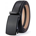 Men's Belt,Bulliant Slide Ratchet Belt for Men with Genuine Leather 1 3/8,Trim to Fit