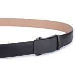 Men's Belt,Bulliant Slide Ratchet Belt for Men with Genuine Leather 1 3/8,Trim to Fit