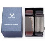 Men's Belt,Bulliant Slide Ratchet Belt for Men with Genuine Leather 1 3/8,Trim to Fit