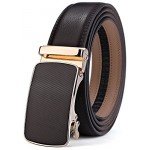 Men's Belt,Bulliant Slide Ratchet Belt for Men with Genuine Leather 1 3/8,Trim to Fit