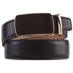 Men's Belt,Bulliant Slide Ratchet Belt for Men with Genuine Leather 1 3/8,Trim to Fit