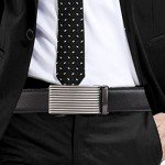 Men's Belt,Bulliant Slide Ratchet Belt for Men with Genuine Leather 1 3/8,Trim to Fit