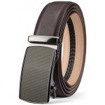 Men's Belt,Bulliant Slide Ratchet Belt for Men with Genuine Leather 1 3/8,Trim to Fit