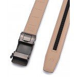 Men's Belt,Bulliant Slide Ratchet Belt for Men with Genuine Leather 1 3/8,Trim to Fit