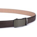 Men's Belt,Bulliant Slide Ratchet Belt for Men with Genuine Leather 1 3/8,Trim to Fit