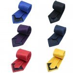 Mens Fashion Business Necktie Tie Mixed Set 6 Pack