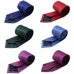Mens Fashion Business Necktie Tie Mixed Set 6 Pack