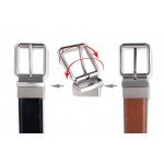 Men’s Genuine Leather Dress Belt, Reversible Belt for Men Black/Brown Men’s Genuine Leather Dress Belt, Reversible Belt for Men Black/Brown