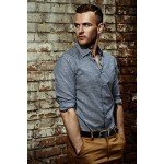 Men’s Genuine Leather Dress Belt, Reversible Belt for Men Black/Brown Men’s Genuine Leather Dress Belt, Reversible Belt for Men Black/Brown