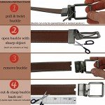 Men’s Genuine Leather Dress Belt, Reversible Belt for Men Black/Brown Men’s Genuine Leather Dress Belt, Reversible Belt for Men Black/Brown