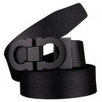 Men's Smooth Leather Buckle Belt 35mm Leather up to 42inch (105-115cm for Choose)