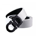 Men's Smooth Leather Buckle Belt 35mm Leather up to 42inch (105-115cm for Choose)
