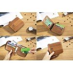 Men's Wallet, NaSUMTUO RFID Blocking Minimalist Vintage Cowhide Leather Wallet Men's Wallet, NaSUMTUO RFID Blocking Minimalist Vintage Cowhide Leather Wallet