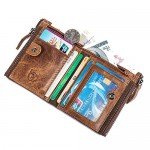 Men's Wallet, NaSUMTUO RFID Blocking Minimalist Vintage Cowhide Leather Wallet Men's Wallet, NaSUMTUO RFID Blocking Minimalist Vintage Cowhide Leather Wallet