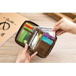 Men's Wallet, NaSUMTUO RFID Blocking Minimalist Vintage Cowhide Leather Wallet Men's Wallet, NaSUMTUO RFID Blocking Minimalist Vintage Cowhide Leather Wallet