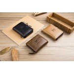 Men's Wallet, NaSUMTUO RFID Blocking Minimalist Vintage Cowhide Leather Wallet Men's Wallet, NaSUMTUO RFID Blocking Minimalist Vintage Cowhide Leather Wallet