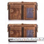 Men's Wallet, NaSUMTUO RFID Blocking Minimalist Vintage Cowhide Leather Wallet Men's Wallet, NaSUMTUO RFID Blocking Minimalist Vintage Cowhide Leather Wallet