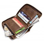 Men's Wallet, NaSUMTUO RFID Blocking Minimalist Vintage Cowhide Leather Wallet Men's Wallet, NaSUMTUO RFID Blocking Minimalist Vintage Cowhide Leather Wallet