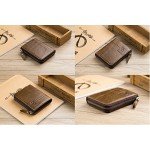 Men's Wallet, NaSUMTUO RFID Blocking Minimalist Vintage Cowhide Leather Wallet Men's Wallet, NaSUMTUO RFID Blocking Minimalist Vintage Cowhide Leather Wallet