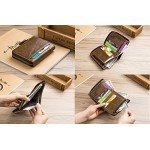 Men's Wallet, NaSUMTUO RFID Blocking Minimalist Vintage Cowhide Leather Wallet Men's Wallet, NaSUMTUO RFID Blocking Minimalist Vintage Cowhide Leather Wallet