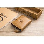 Men's Wallet, NaSUMTUO RFID Blocking Minimalist Vintage Cowhide Leather Wallet Men's Wallet, NaSUMTUO RFID Blocking Minimalist Vintage Cowhide Leather Wallet