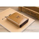 Men's Wallet, NaSUMTUO RFID Blocking Minimalist Vintage Cowhide Leather Wallet Men's Wallet, NaSUMTUO RFID Blocking Minimalist Vintage Cowhide Leather Wallet